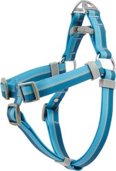 Frisco Outdoor Two Tone Waterproof Stinkproof PVC Dog Harness, River Blue, XL - Girth: 32 - 44-in