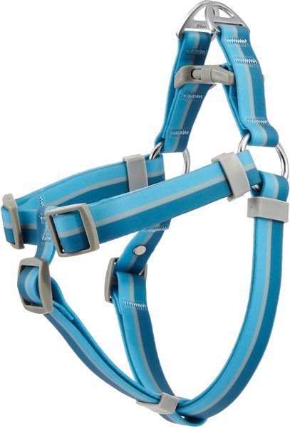 Frisco Outdoor Two Tone Waterproof Stinkproof PVC Dog Harness, River Blue,Extra Large, Neck: 22 to 33-in, Girth: 32 to 44-in slide 1 of 6