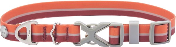 Frisco Outdoor Two Toned Waterproof Stink Proof PVC Dog Collar, Flamepoint Orange, Extra Small, Neck: 8-12-in, Width: 5/8th -in slide 1 of 5