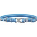 Frisco Outdoor Two Toned Waterproof Stink Proof PVC Dog Collar, River Blue, Small - Neck: 10-14-in, Width: 5/8-in