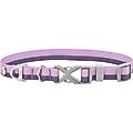 Frisco Outdoor Two Toned Waterproof Stink Proof PVC Dog Collar, Boysenberry Purple, Small - Neck: 10-14-in, Width: 5/8-in