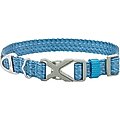 Frisco Outdoor Heathered Nylon Collar, River Blue, Extra Small, Neck: 8-12-in, Width: 5/8th-in