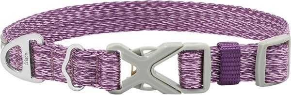 Frisco Outdoor Heathered Nylon Collar, Shadow Purple, Small - Neck: 10-14-in, Width: 5/8-in slide 1 of 6