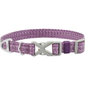 Frisco Outdoor Heathered Nylon Collar, Shadow Purple, MD - Neck: 14-20-in, Width: 3/4-in