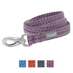 Frisco Outdoor Heathered Nylon Dog Leash, Shadow Purple, Large - Length: 6-ft, Width: 1-in