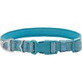 Frisco Outdoor Nylon Reflective Comfort Padded Dog Collar, Bayou Teal, Large, Neck: 18 -26-in, Width: 1-in
