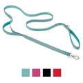 Frisco Outdoor Nylon Reflective Comfort Padded Dog Leash, Bayou Teal, Small - Length: 6-ft, Width: 5/8-in