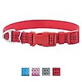 Frisco Outdoor Ultra Reflective Nylon Dog Collar, Mars Red, MD - Neck: 14-20-in, Width: 3/4-in