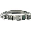 Frisco Outdoor Woven Jacquard Nylon Dog Collar, Forest Green, SM - Neck: 10-14-in, Width: 5/8-in