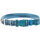 Frisco Outdoor Woven Jacquard Nylon Dog Collar, River Blue, LG, Neck: 18 - 26-in, Width: 1-in