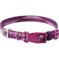 Frisco Outdoor Woven Jacquard Nylon Dog Collar, Boysenberry Purple, Extra Small, Neck: 8-12-in, Width: 5/8th -in