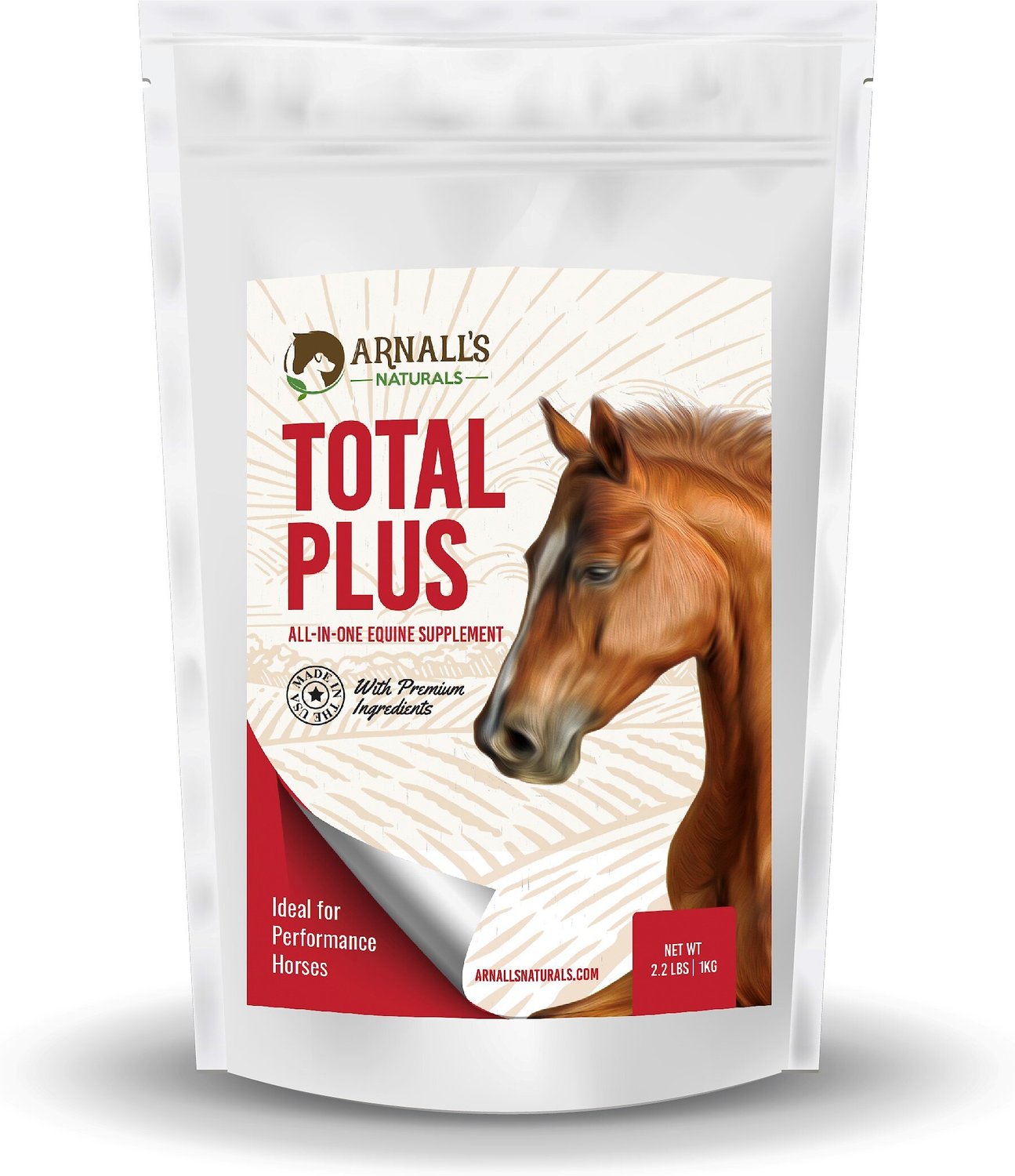 ARNALL'S NATURALS Total Plus Hip & Joint Support Powder Horse