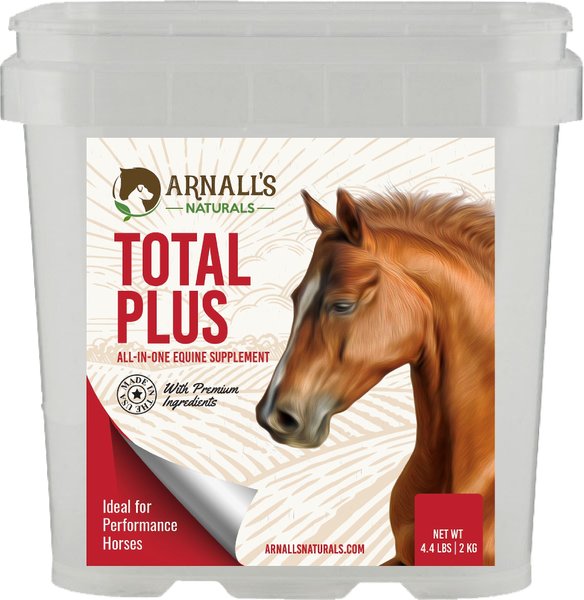 Arnall's Naturals Total Plus Hip & Joint Support Powder Horse Supplement, 4.4-lb tub slide 1 of 4