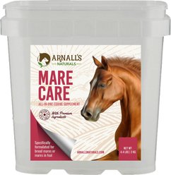 Arnall's Naturals Mare Care Recovery & Reproduction Support Powder Horse Supplement, 4.4-lb tub