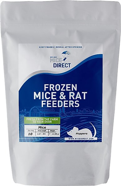 MiceDirect Frozen Feeders Snake Food, Mice, Hoppers, 10 count slide 1 of 1