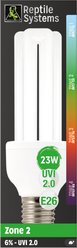 Reptile Systems Compact UVB Pro Forest Reptile Basking Lamp, 23-watt