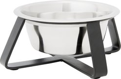 Frisco Iron Stand Dog & Cat Single Bowl Diner, Medium: 3 cup
