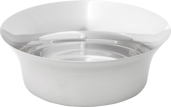 Frisco Modern Flare Non-Skid Stainless Steel Dog & Cat Bowl, Brushed Silver, 7.5-Cup slide 1 of 8