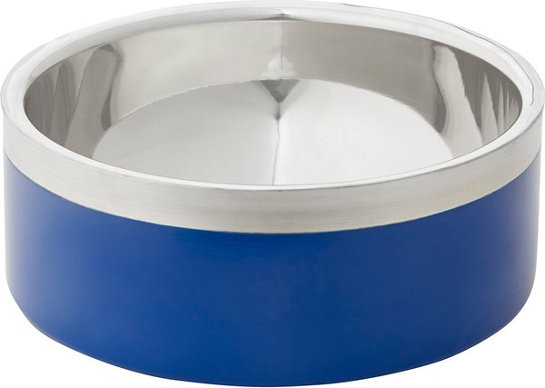 Frisco Two-Toned Double Wall Insulated Dog & Cat Bowl, Royal Blue, 4 Cup, 1 count slide 1 of 9