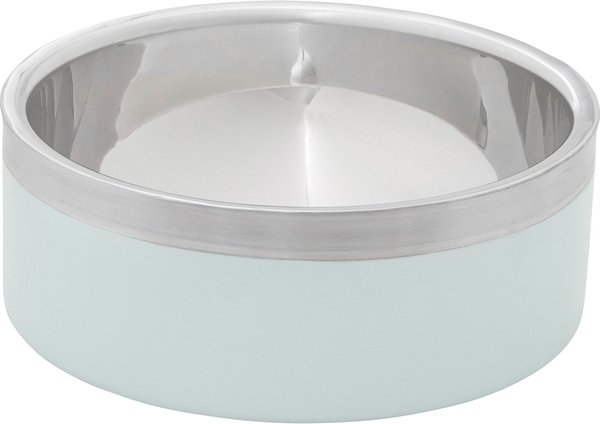 Frisco Two-Toned Double Wall Insulated Dog & Cat Bowl, Mint, 4 Cup, 1 count slide 1 of 9