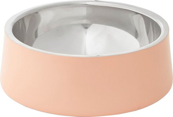 Frisco Double Wall Insulated Dog & Cat Bowl, Peach, 4 Cup, 1 count slide 1 of 9