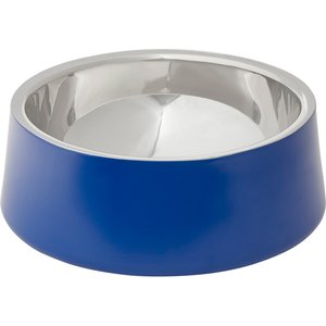 Frisco Insulated Non-Skid Stainless Steel Dog & Cat Bowl, Blue, 4-Cup