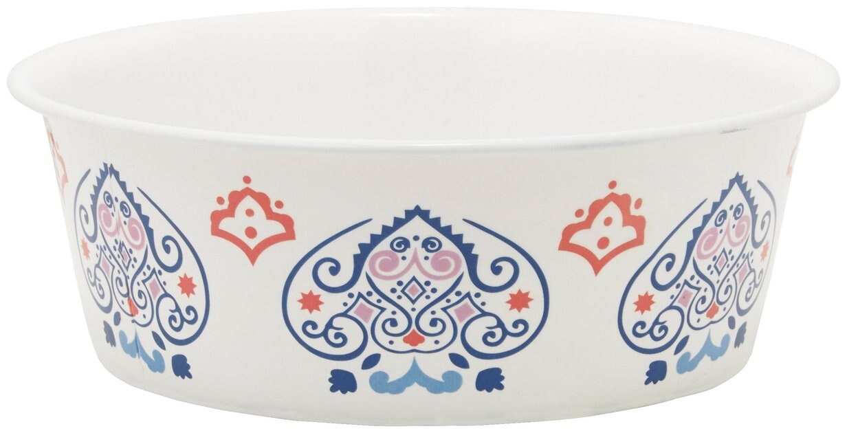 Frisco Bohemian Non-Skid Stainless Steel Dog & Cat Bowl