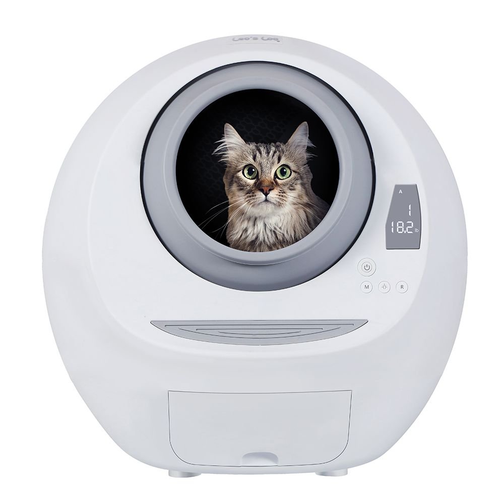 CASA LEO Leo's Loo Covered Automatic SelfCleaning Cat Litter Box