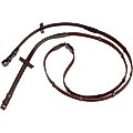 Stübben Webbed Horse Reins, Ebony, Cob/Full