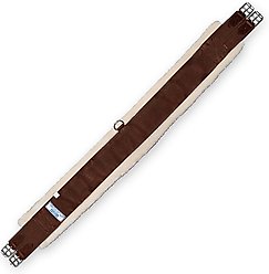 Stübben Removable Fleece Horse Long Girth, Brown, 44-in