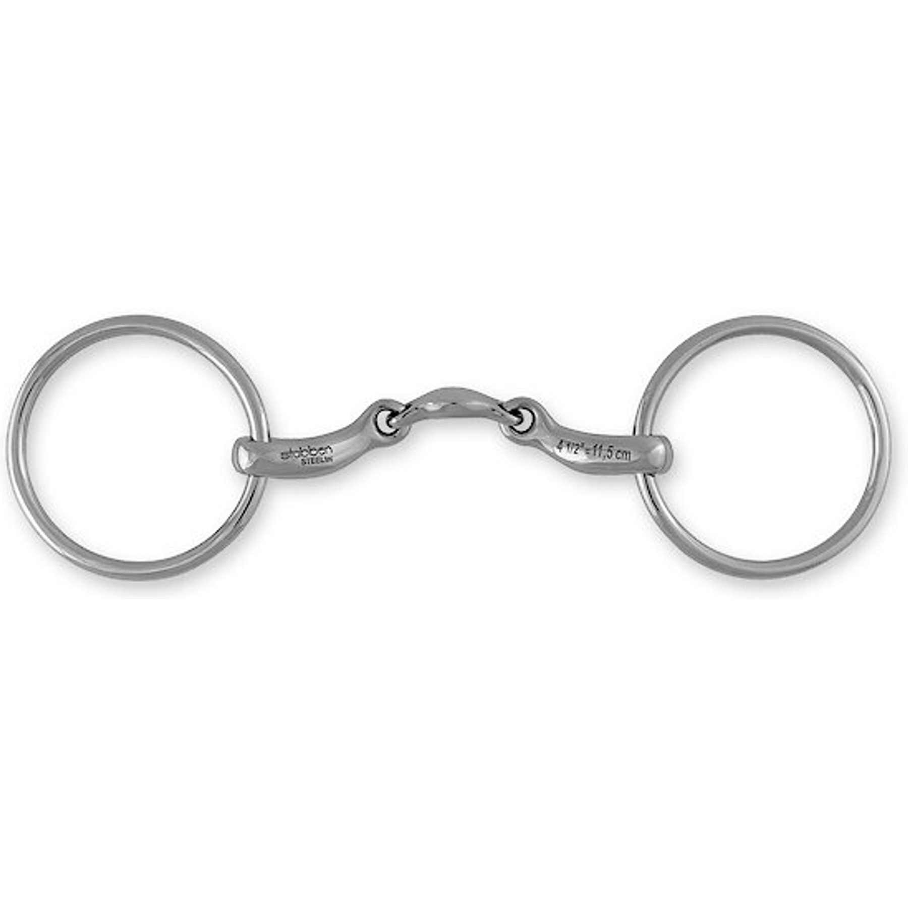Stubben Anatomic Loose Ring Snaffle Horse Bit, 12-mm, 5.25-in
