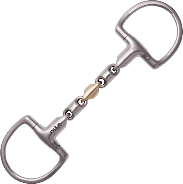 Stubben Waterford D-Ring Horse Bit, 16-mm