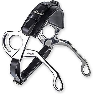 Stubben Hackamore Horse Bitless Bridle, Black, Full