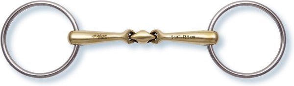 Stübben Quick Contact Loose Ring Snaffle Horse Bit, 16-mm, 5-in slide 1 of 1
