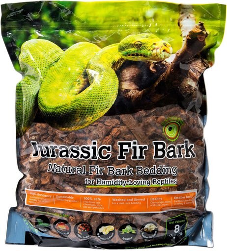 Galapagos Jurassic Fir Bark Reptile Terrarium Bedding, 8-qt bag