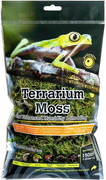 Galapagos Sphagnum Reptile, Amphibian & Insect Terrarium Moss, Fresh Green, 150 cubic inch bag slide 1 of 5