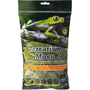 Galapagos Royal Pillow Moss Reptile & Amphibian Terrarium Moss, Fresh Green, 150 cubic inch bag