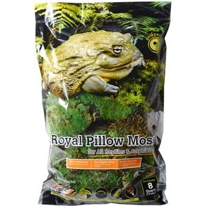 Galapagos Royal Pillow Moss Reptile & Amphibian Terrarium Moss, Fresh Green, 8-qt bag