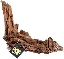 Galapagos Sinkable Driftwood Terrarium & Aquarium Accessory, Natural, Small