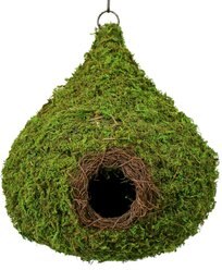 Galapagos Raindrop Woven Birdhouse, Fresh Green