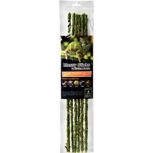 Galapagos Mossy Sticks, Fresh Green, 6 count, 18-in