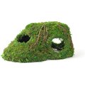 Galapagos Sapa Corner Hideout Reptile Terrarium Accessory, Fresh Green, 10-in