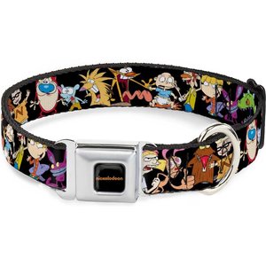 Buckle-Down Nickelodean Polyester Dog Collar, Small: 9 to 15-in neck, 1-in wide