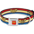 Buckle-Down Wonder Woman Polyester Dog Collar, Large: 15 to 26-in neck, 1-in wide