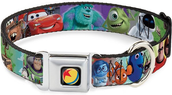Buckle-Down Disney Pixar Polyester Dog Collar, Medium Wide: 16 to 23-in neck, 1.5-in wide slide 1 of 9