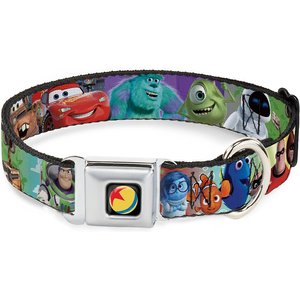 Buckle-Down Disney Pixar Polyester Dog Collar, Medium Wide: 16 to 23-in neck, 1.5-in wide
