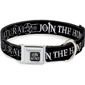 Buckle-Down Supernatural Join the Hunt Polyester Dog Collar, Medium: 11 to 17-in neck, 1-in wide