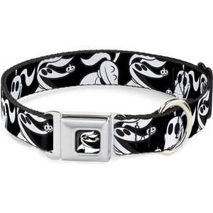 Buckle-Down Nightmare Before Christmas Polyester Dog Collar, Small: 9 to 15-in neck, 1-in wide