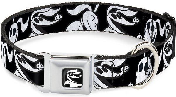 Buckle-Down Nightmare Before Christmas Polyester Dog Collar, Medium: 11 to 17-in neck, 1-in wide slide 1 of 9