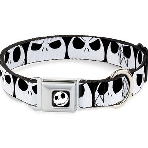 Buckle-Down Nightmare Before Christmas Jack Expressions Polyester Dog Collar, Large Wide: 18 to 32-in neck, 1.5-in wide